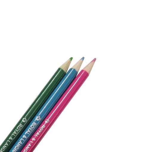 مداد رنگی رویال 12 رنگ نمونه