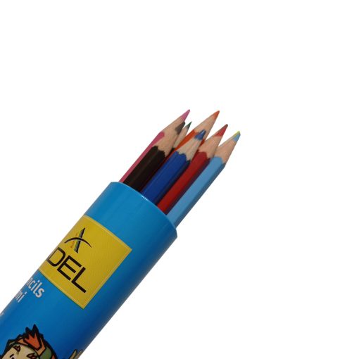 مداد رنگی عادل 12رنگ لوله ای دو