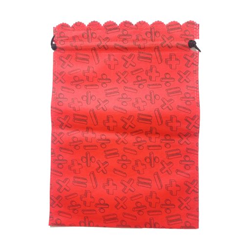 کیسه ریاضی پارچه ای قرمز