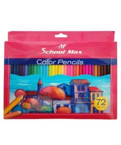 مداد رنگی ۷۲ رنگ اسکول مکس جعبه مقوایی