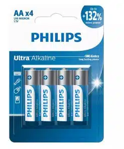 باتری قلمی فیلیپس الترا آلکالاین Ultra Alkaline LR6E4B/40 بسته 4 عددی