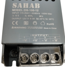 سوئیچینگ ۱۲ ولت 8/3 آمپر اسلیم 100 وات