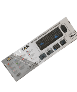 کیبورد و موس بی سیم کال استار مدل HK-280