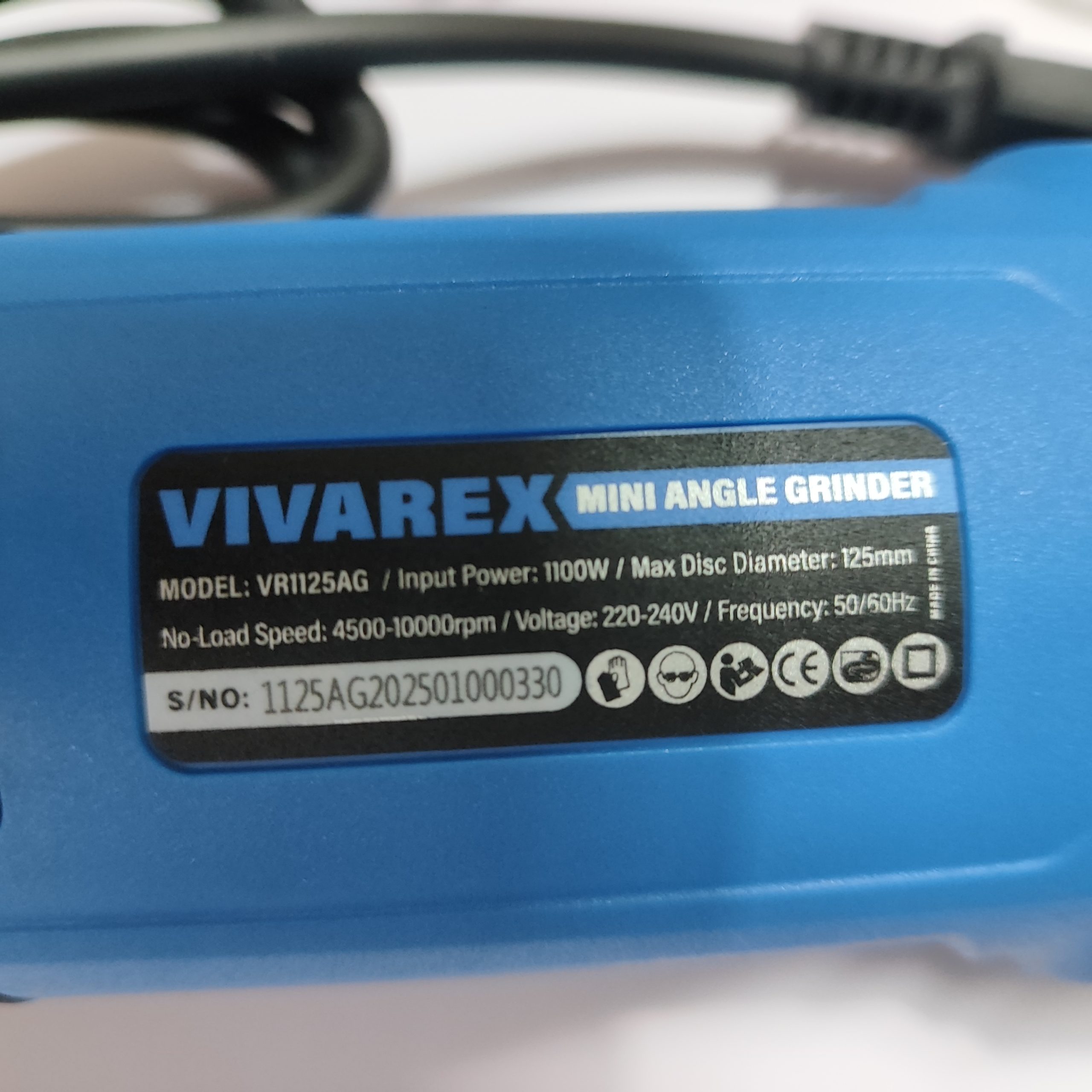 مینی فرز دسته بلند ویوارکس ۱۱۰۰ وات VR1125_AG