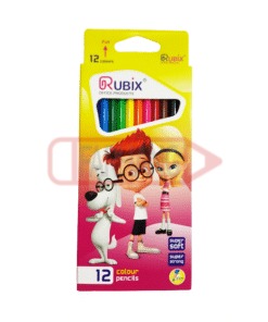 مداد رنگی 12 رنگ روبیکس تولید کشور چین بوده و از ویژگی های این مداد رنگی می توان به بسیار نرم و مقام بودن نوک مداد رنگی اشاره کرد.